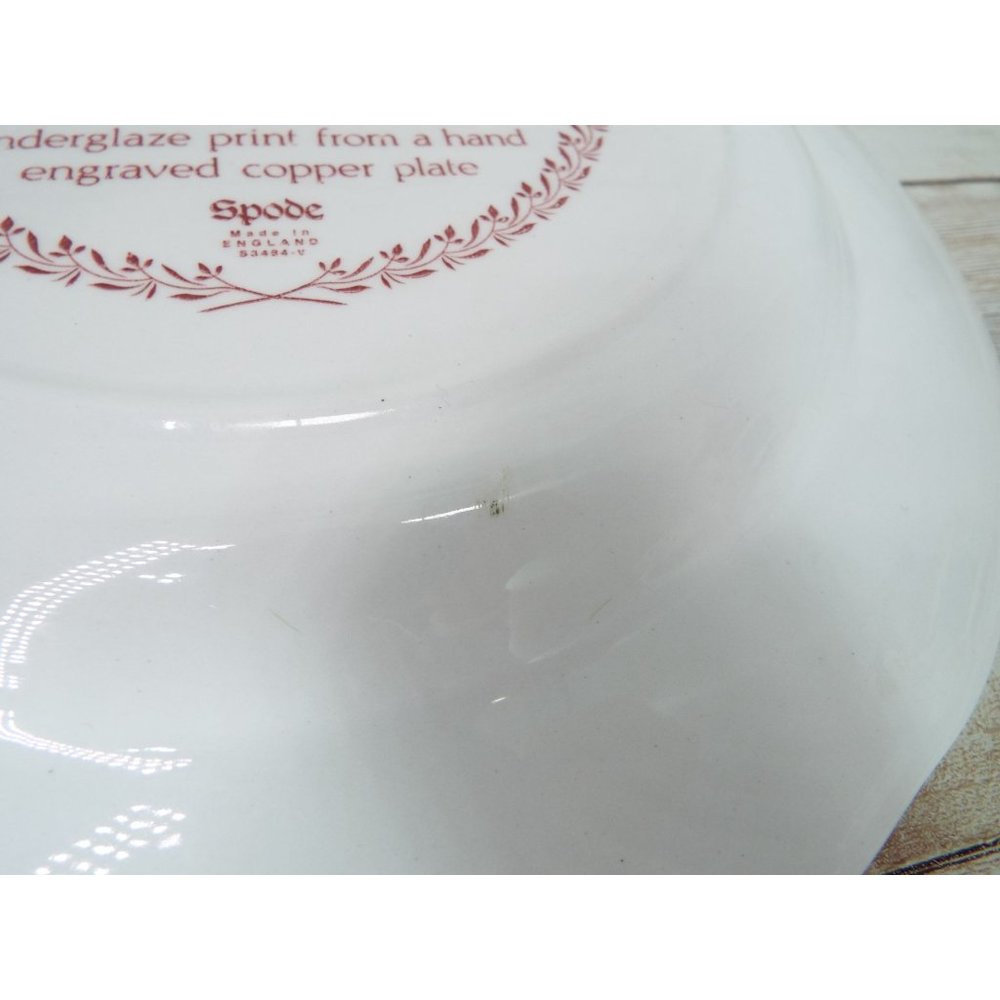 Spode England Archive Collection Girl at Well 10.5" Transferware Plate - Picture 8 of 9